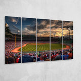 Fenway Park Stadium Canvas Prints Baseball Stadium,Multi Panels B,Sport Stadium Art Prints, Fan Gift