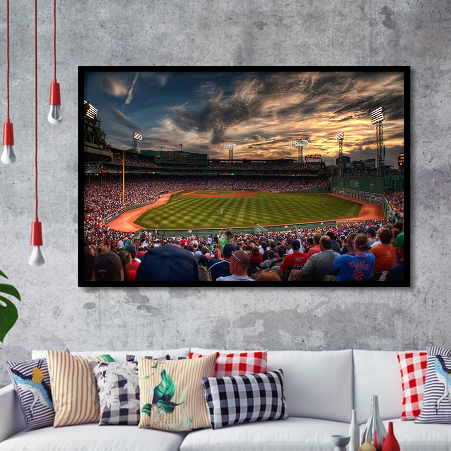 Fenway Park Stadium Art Prints Baseball Stadium,Sport Stadium Art Prints, Fan Gift, Wall Decor