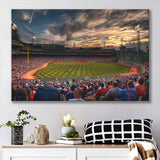Fenway Park Stadium Canvas Prints Baseball Stadium,Sport Stadium Art Prints, Fan Gift, Wall Decor