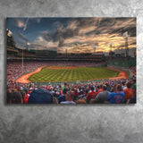 Fenway Park Stadium Canvas Prints Baseball Stadium,Sport Stadium Art Prints, Fan Gift, Wall Decor