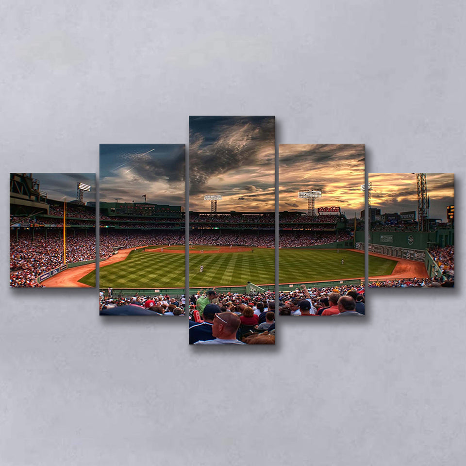 Fenway Park Stadium Canvas Prints Baseball Stadium,Multi Panels,Sport Stadium Art Prints, Fan Gift