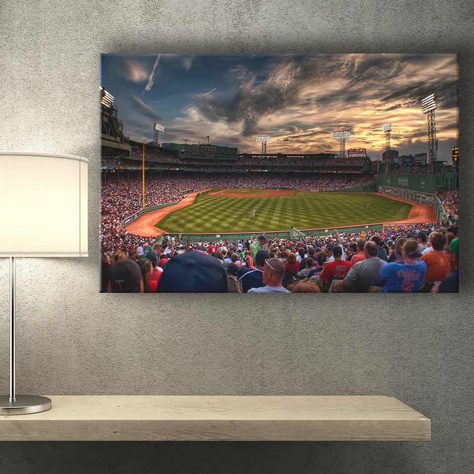 Fenway Park Stadium Canvas Prints Baseball Stadium,Sport Stadium Art Prints, Fan Gift, Wall Decor