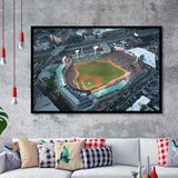 Fenway Park Top View, Stadium Canvas, Sport Art, Gift for him, Framed Art Prints Wall Art Decor, Framed Picture