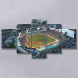 Fenway Park Top View, Stadium Canvas, Sport Art, Large Canvas, Multi Panels, Canvas Prints Wall Art Decor
