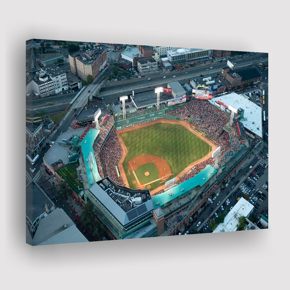 Fenway Park Top View, Stadium Canvas, Sport Art, Gift for him, Fan Gift, Canvas Prints Wall Art Decor
