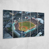 Fenway Park Top View, Stadium Canvas, Sport Art, Gift for him, Multi Panels B, Canvas Prints Wall Art Decor
