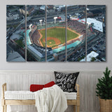 Fenway Park Top View, Stadium Canvas, Sport Art, Gift for him, Multi Panels B, Canvas Prints Wall Art Decor