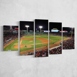 Fenway Park in Boston, Stadium Canvas, Sport Art, Large Canvas, Multi Panels, Canvas Prints Wall Art Decor