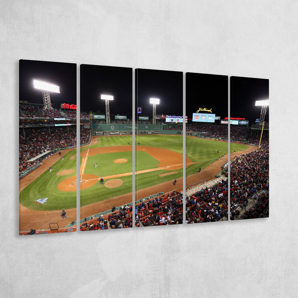 Fenway Park in Boston, Stadium Canvas, Sport Art, Gift for him, Multi Panels B, Canvas Prints Wall Art Decor