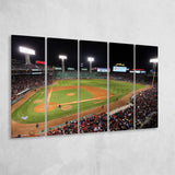 Fenway Park in Boston, Stadium Canvas, Sport Art, Gift for him, Multi Panels B, Canvas Prints Wall Art Decor