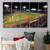 Fenway Park in Boston, Stadium Canvas, Sport Art, Gift for him, Multi Panels B, Canvas Prints Wall Art Decor