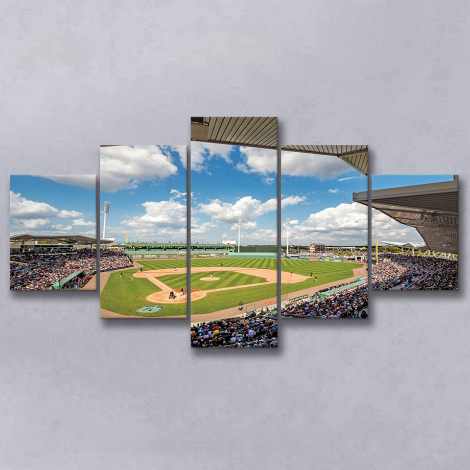 Fenway South Park in Fort Myers, Stadium Canvas, Sport Art, Large Canvas, Multi Panels, Canvas Prints Wall Art Decor