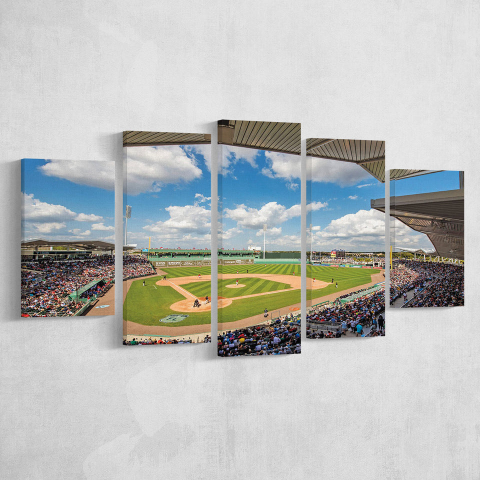 Fenway South Park in Fort Myers, Stadium Canvas, Sport Art, Large Canvas, Multi Panels, Canvas Prints Wall Art Decor