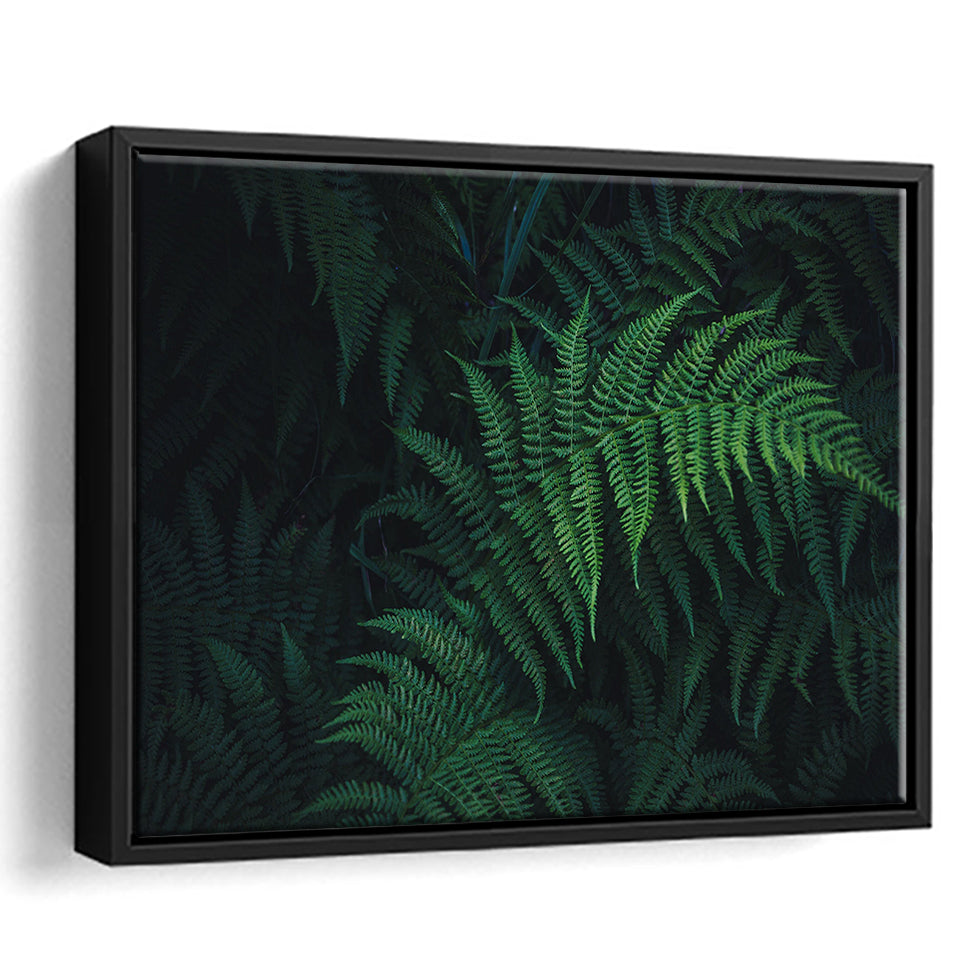 Fern Framed Canvas Prints Wall Art Decor - Painting Canvas, Framed Picture, Home Decor