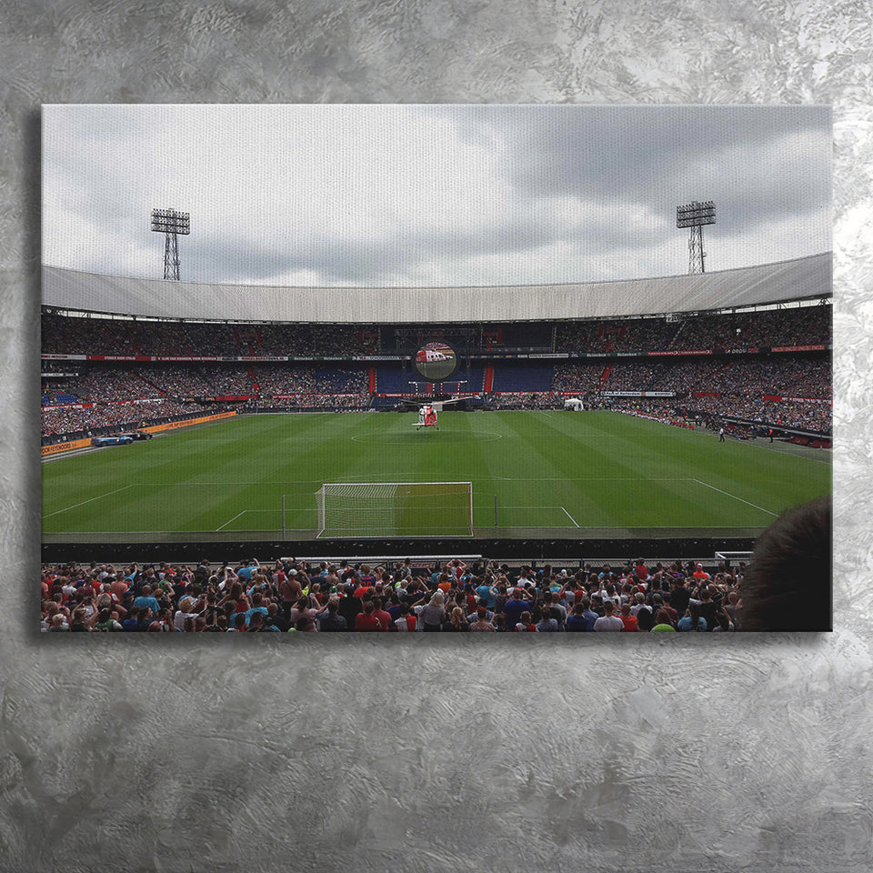Feyenoord Stadion, Stadium Canvas, Sport Art, Gift for him, Fan Gift, Canvas Prints Wall Art Decor