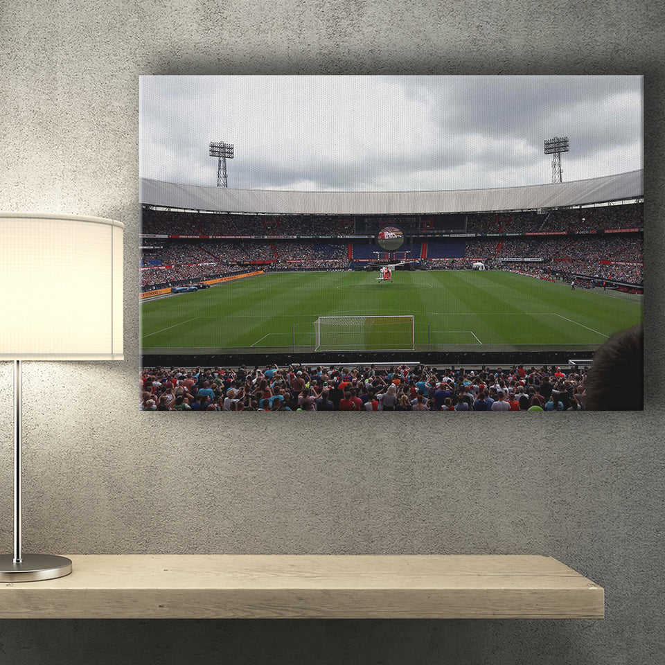 Feyenoord Stadion, Stadium Canvas, Sport Art, Gift for him, Fan Gift, Canvas Prints Wall Art Decor