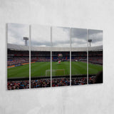 Feyenoord Stadion, Stadium Canvas, Sport Art, Gift for him, Multi Panels B, Canvas Prints Wall Art Decor