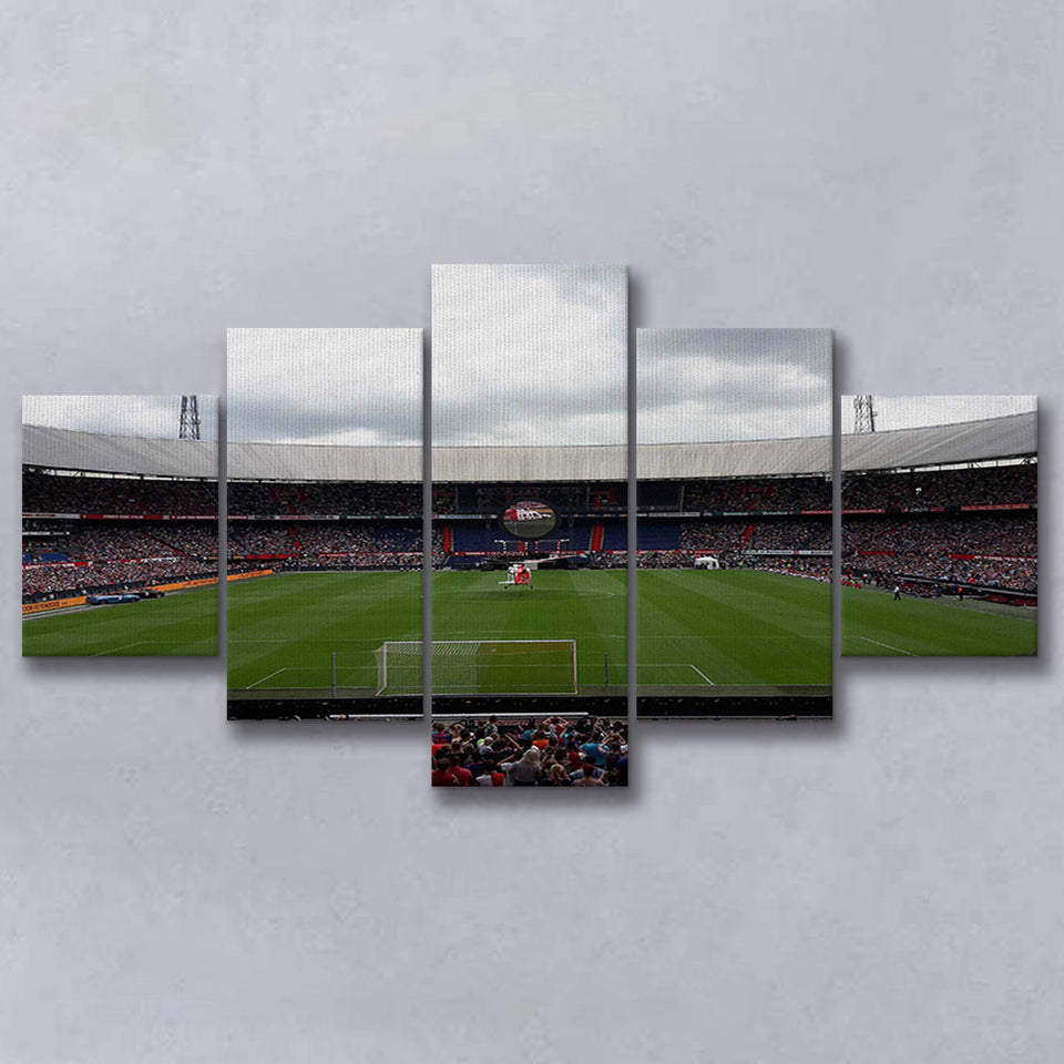 Feyenoord Stadion, Stadium Canvas, Sport Art, Large Canvas, Multi Panels, Canvas Prints Wall Art Decor