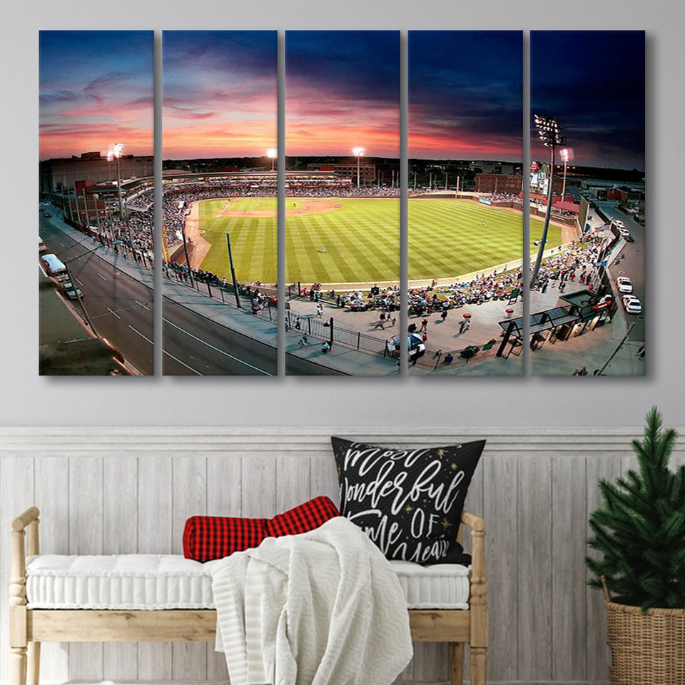 Fifth Third Field Dayton, Stadium Canvas, Sport Art, Gift for him, Multi Panels B, Canvas Prints Wall Art Decor