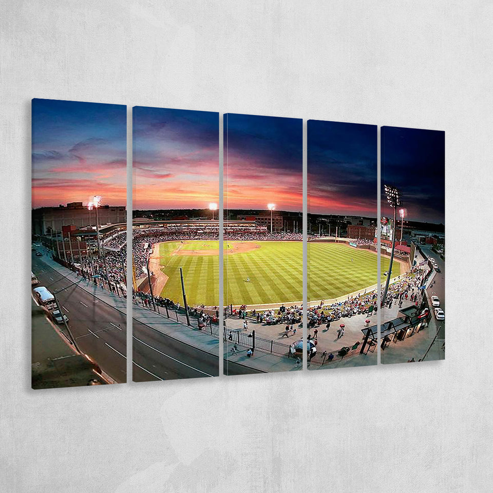 Fifth Third Field Dayton, Stadium Canvas, Sport Art, Gift for him, Multi Panels B, Canvas Prints Wall Art Decor