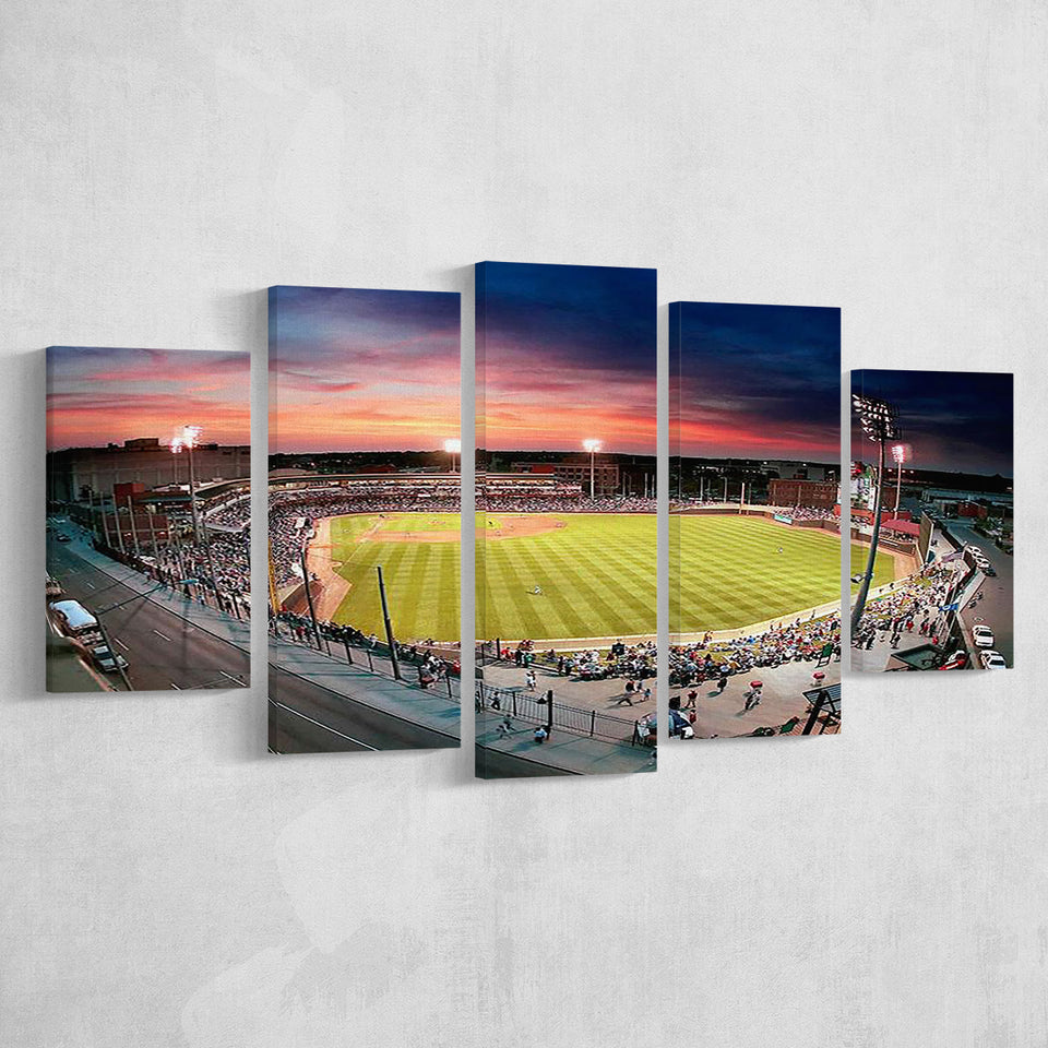 Fifth Third Field Dayton, Stadium Canvas, Sport Art, Large Canvas, Multi Panels, Canvas Prints Wall Art Decor