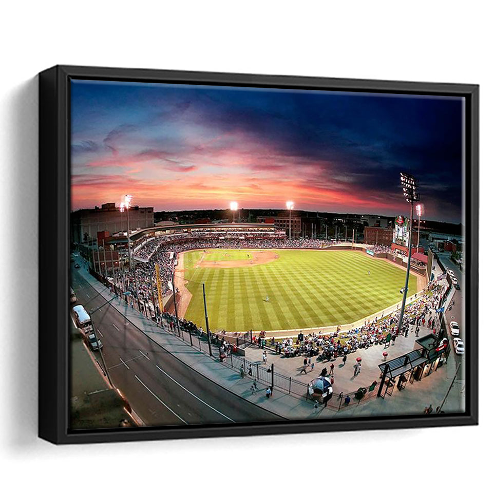 Fifth Third Field Dayton, Stadium Canvas, Sport Art, Gift for him, Framed Canvas Prints Wall Art Decor, Framed Picture