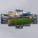Fifth Third Field at Sunset, Stadium Canvas, Sport Art, Large Canvas, Multi Panels, Canvas Prints Wall Art Decor