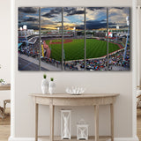 Fifth Third Field at Sunset, Stadium Canvas, Sport Art, Gift for him, Multi Panels B, Canvas Prints Wall Art Decor