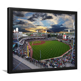 Fifth Third Field at Sunset, Stadium Canvas, Sport Art, Gift for him, Framed Art Prints Wall Art Decor, Framed Picture