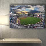 Fifth Third Field at Sunset, Stadium Canvas, Sport Art, Gift for him, Fan Gift, Canvas Prints Wall Art Decor