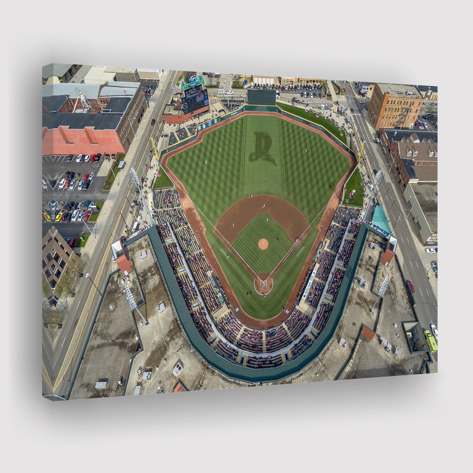 Fifth Third Field in Toledo Ohio, Stadium Canvas, Sport Art, Gift for him, Fan Gift, Canvas Prints Wall Art Decor