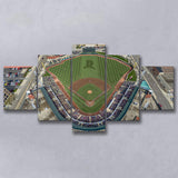 Fifth Third Field in Toledo Ohio, Stadium Canvas, Sport Art, Large Canvas, Multi Panels, Canvas Prints Wall Art Decor