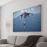 Fighter Pilot Gift Mcdonnell Douglas Av 8B Harrier Ii Airplane Canvas Prints Wall Art Decor - Painting Canvas, Art Prints, Ready to Hang