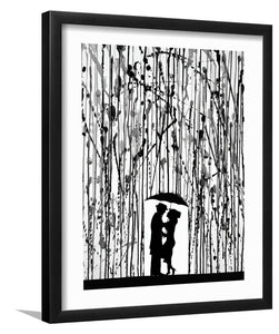 Film Noir-Black and white Art, Art Print, Plexiglass Cover