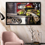 Firefighter Original Fireman Uniform Modern Art for Office Truck Framed Canvas Prints Wall Art Decor - Paiting Canvas, Art Prints