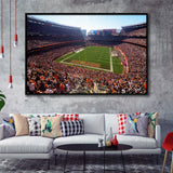 First Energy Stadium Wall Art Cleveland Browns Stadium Framed Canvas Prints,Sport Stadium Art Prints, Fan Gift