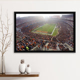 First Energy Wall Art Cleveland Browns Stadium Framed Canvas Prints American,Sport Stadium Art Prints, Fan Gift