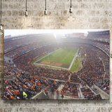 First Energy Wall Art Cleveland Browns Stadium Canvas Prints American,Sport Stadium Art Prints, Fan Gift, Wall Decor
