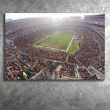 First Energy Wall Art Cleveland Browns Stadium Canvas Prints American,Sport Stadium Art Prints, Fan Gift, Wall Decor