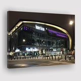 Fiserv Forum Arena at Night, Stadium Canvas, Sport Art, Gift for him, Fan Gift, Canvas Prints Wall Art Decor