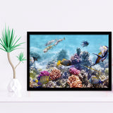 Fish Underwater Cool Framed Art Prints Wall Decor - Painting Prints, Framed Picture, Home Decor