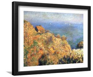 Fisherman'S Cottage In Varanzhvile By Claude Monet-Canvas art,Art Print,Frame art,Plexiglass cover