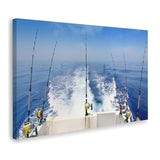 Fishing Charters In Santorini Canvas Wall Art - Canvas Prints, Prints For Sale, Painting Canvas,Canvas On Sale