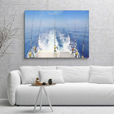Fishing Charters In Santorini Canvas Wall Art - Canvas Prints, Prints For Sale, Painting Canvas,Canvas On Sale