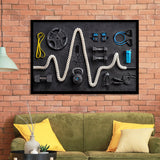 Fitness Wall Art Workout Wall Art Fitness Decor Framed Art Prints Wall Art Decor, Framed Picture, Home Decor