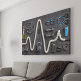 Fitness Wall Art Workout Wall Art Fitness Decor Canvas Prints Wall Art Decor - Painting Canvas,Home Decor, Ready to Hang