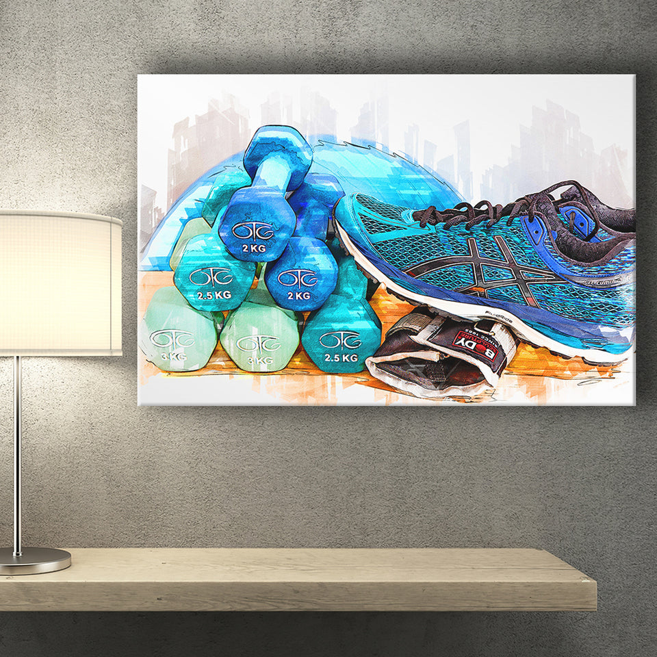 Fitness Canvas Prints Wall Art Decor - Painting Canvas, Art Print, Home Decor, Ready to Hang