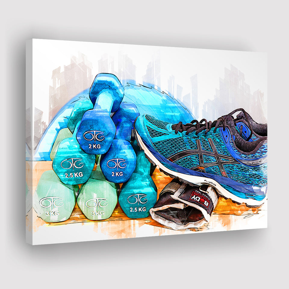 Fitness Canvas Prints Wall Art Decor - Painting Canvas, Art Print, Home Decor, Ready to Hang