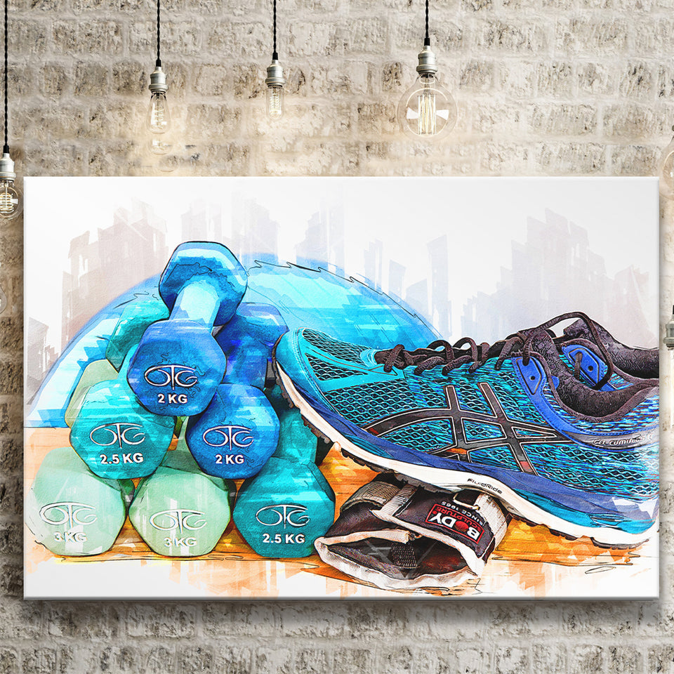 Fitness Canvas Prints Wall Art Decor - Painting Canvas, Art Print, Home Decor, Ready to Hang