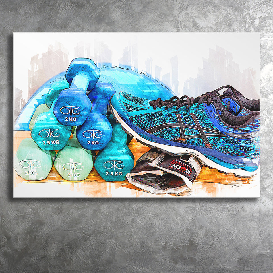 Fitness Canvas Prints Wall Art Decor - Painting Canvas, Art Print, Home Decor, Ready to Hang